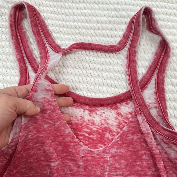 Chaser burnout tank top in red. Oversized says S but can fit L - Picture 4 of 7